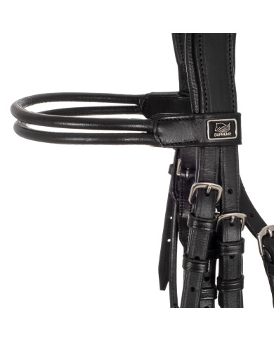 BRIGLIA DRESSAGE DOUBLE ROUND BROWBAND BRIGLIA DRESSAGE DOUBLE ROUND BROWBAND