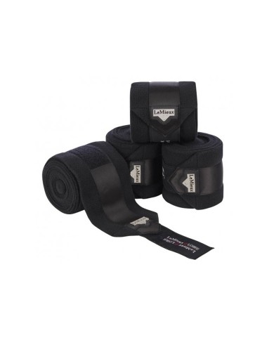 FASCE LEMIEUX LOIRE SATIN POLO BLACK LARGE SET DA 4 FASCE LEMIEUX LOIRE SATIN POLO BLACK LARGE SET DA 4