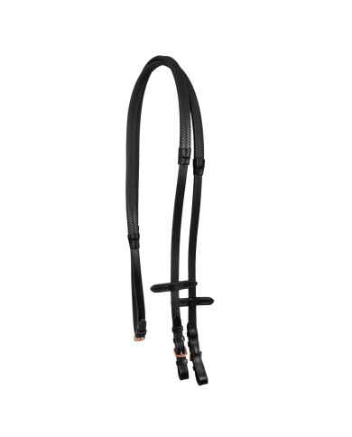 TESTIERA INGLESE CON DECORAZIONE FILETTO ORO ROSA TESTIERA INGLESE CON DECORAZIONE FILETTO ORO ROSA