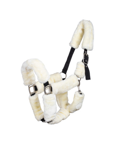 CAVEZZA IN NYLON CON INSERTI IN LANA SINTETICA CAVEZZA IN NYLON CON INSERTI IN LANA SINTETICA