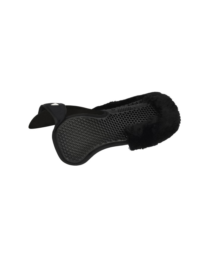 WITHERS FREE HEXA GEL HALF PAD & BACK RISER W/MICROPILE BACK SHEEP. EDGE