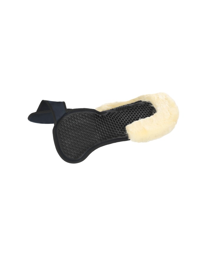 WITHERS FREE HEXA GEL HALF PAD & BACK RISER W/MICROPILE BACK SHEEP. EDGE