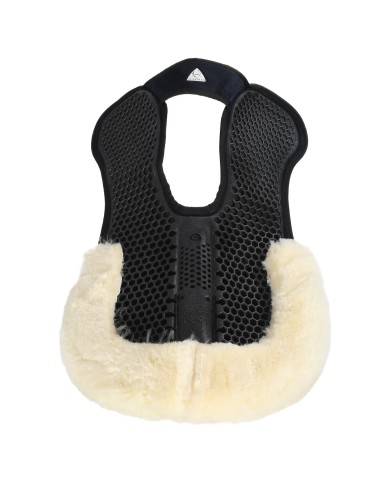 WITHERS FREE HEXA GEL HALF PAD & BACK RISER W/MICROPILE BACK SHEEP. EDGE