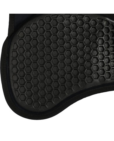 WITHERS FREE HEXA GEL HALF PAD & BACK RISER W/MICROPILE BACK SHEEP. EDGE