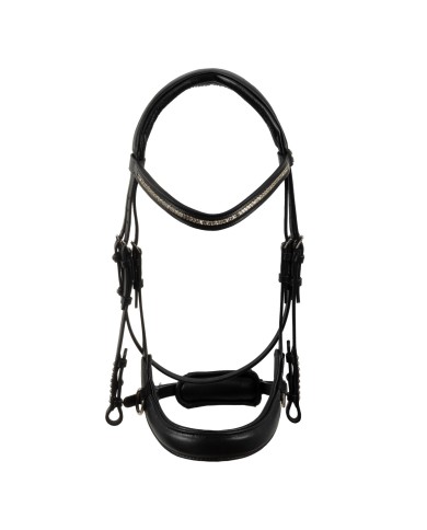 SUNSET BITLESS NOSEBAND SOFT ANATOMIC LEATHER BRIDLE