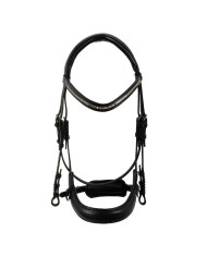 SUNSET BITLESS NOSEBAND SOFT ANATOMIC LEATHER BRIDLE
