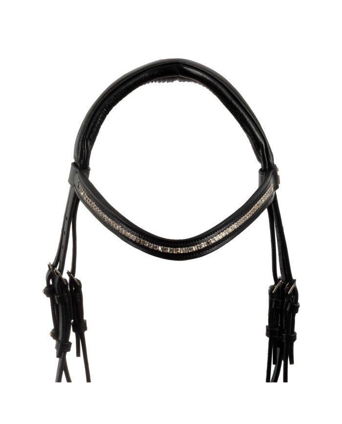 SUNSET BITLESS NOSEBAND SOFT ANATOMIC LEATHER BRIDLE