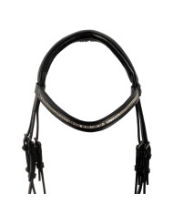 SUNSET BITLESS NOSEBAND SOFT ANATOMIC LEATHER BRIDLE
