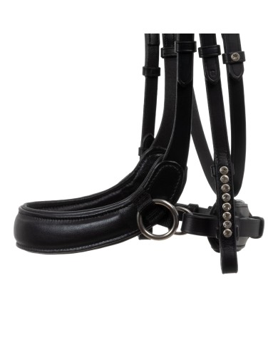 SUNSET BITLESS NOSEBAND SOFT ANATOMIC LEATHER BRIDLE