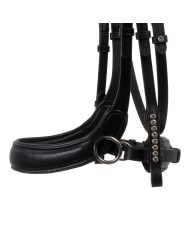 SUNSET BITLESS NOSEBAND SOFT ANATOMIC LEATHER BRIDLE