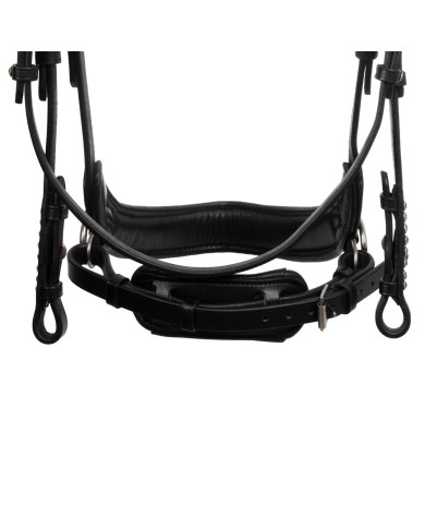 SUNSET BITLESS NOSEBAND SOFT ANATOMIC LEATHER BRIDLE