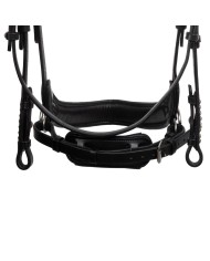 SUNSET BITLESS NOSEBAND SOFT ANATOMIC LEATHER BRIDLE