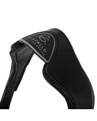 LEATHER HALTER W/ERGONOMIC POLLGUARD - CALFSKIN LINING