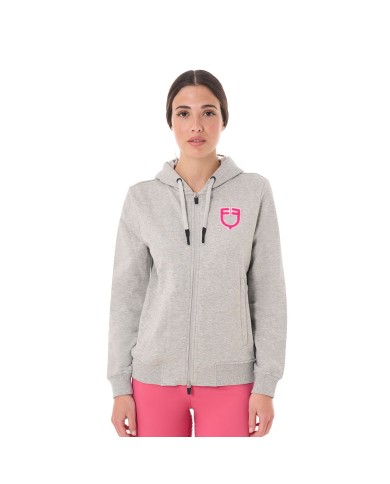 WOMEN S SPONGE STICH LOGO HOODIE