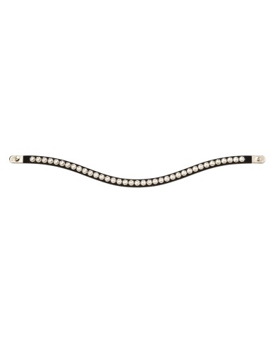 Browband 2010 Magic Tack long curved one raw crystal
