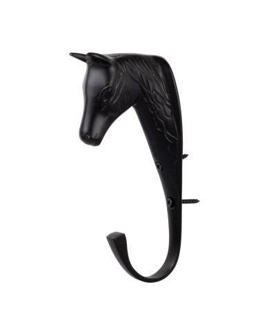 SOLID BRASS HORSE HEAD HOOK