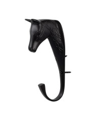 SOLID BRASS HORSE HEAD HOOK