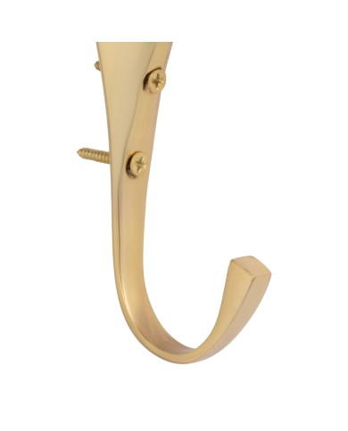 SOLID BRASS HORSE HEAD HOOK