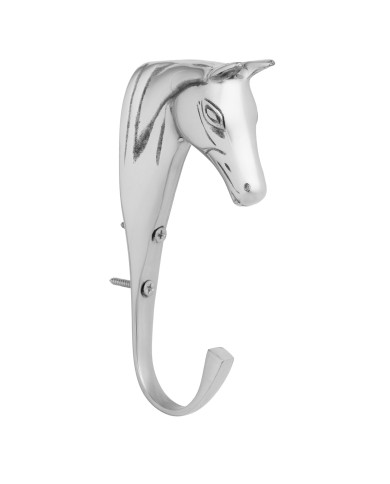 SOLID BRASS HORSE HEAD HOOK