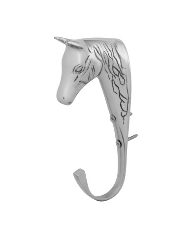 SOLID BRASS HORSE HEAD HOOK