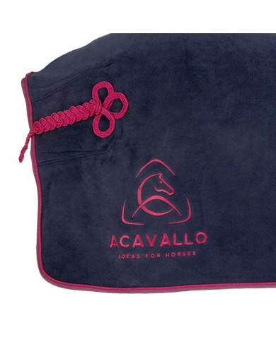 ACAVALLO FLEECE RUG (800 gr) WITH ROUND PADDED SOFT COLLAR