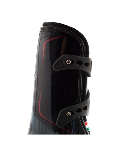 SERIGRAPHED OPERA TENDON BOOT WITH ELASTICATED STUD FASTENING GEL LINED