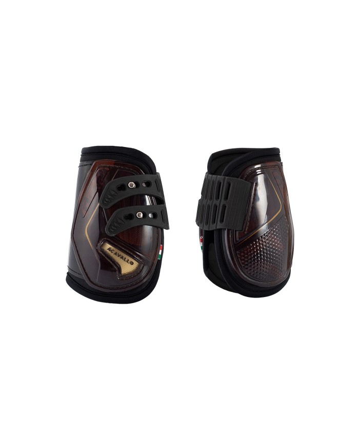 SERIGRAPHED OPERA FETLOCK BOOT WITH ELASTICATED STUD FASTENING GEL LINED