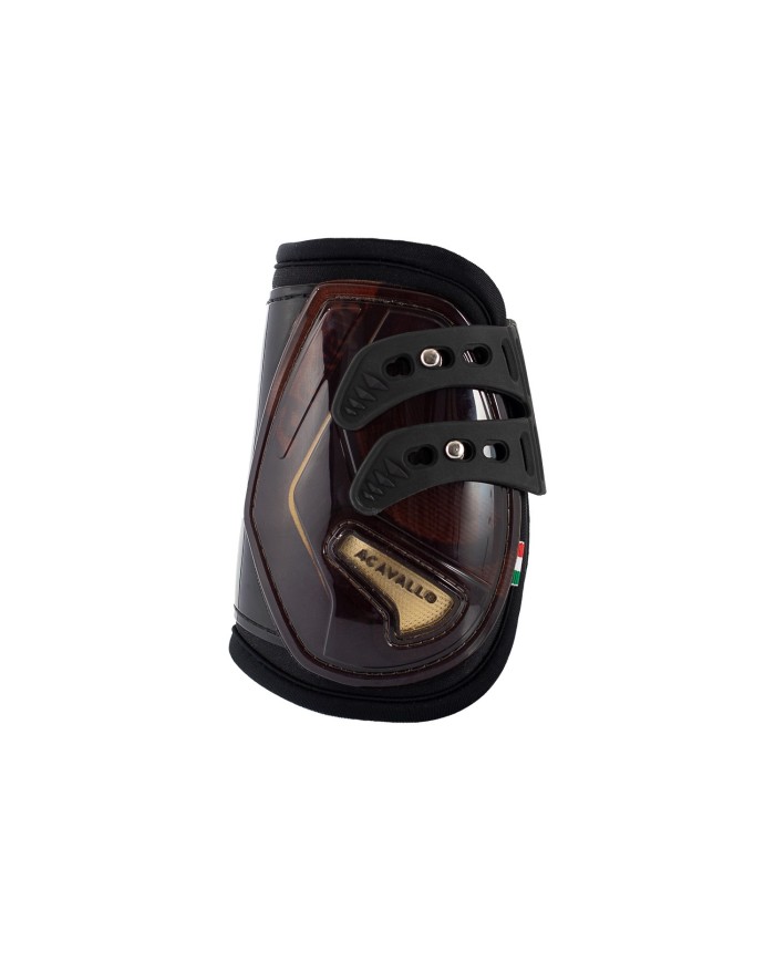 SERIGRAPHED OPERA FETLOCK BOOT WITH ELASTICATED STUD FASTENING GEL LINED