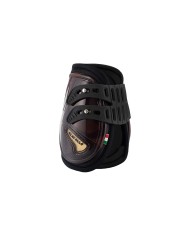SERIGRAPHED OPERA FETLOCK BOOT WITH ELASTICATED STUD FASTENING GEL LINED