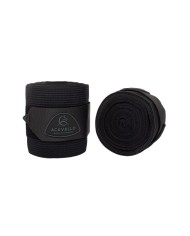 ACAVALLO ELASTIC + FLEECE BANDAGES - SET OF 2 PCS