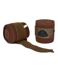 ACAVALLO ELASTIC + FLEECE BANDAGES - SET OF 2 PCS