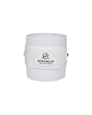 ACAVALLO ELASTIC + FLEECE BANDAGES - SET OF 2 PCS