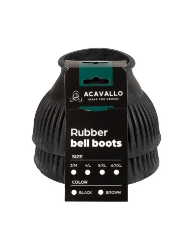 ACAVALLO RUBBER BELL BOOTS