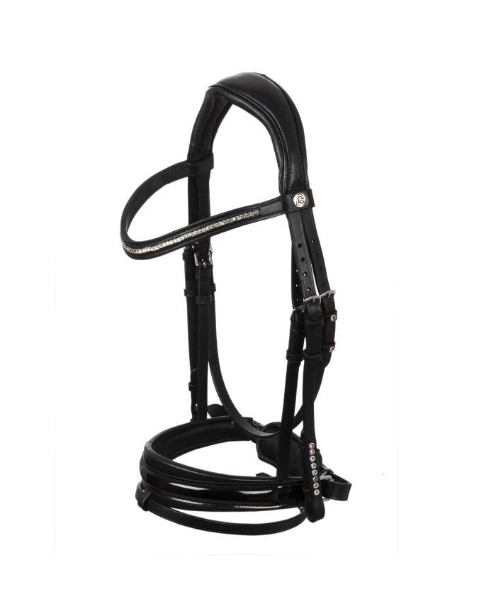 OLYMPIA STRAIGHT NOSEBAND SOFT ANATOMIC LEATHER BRIDLE