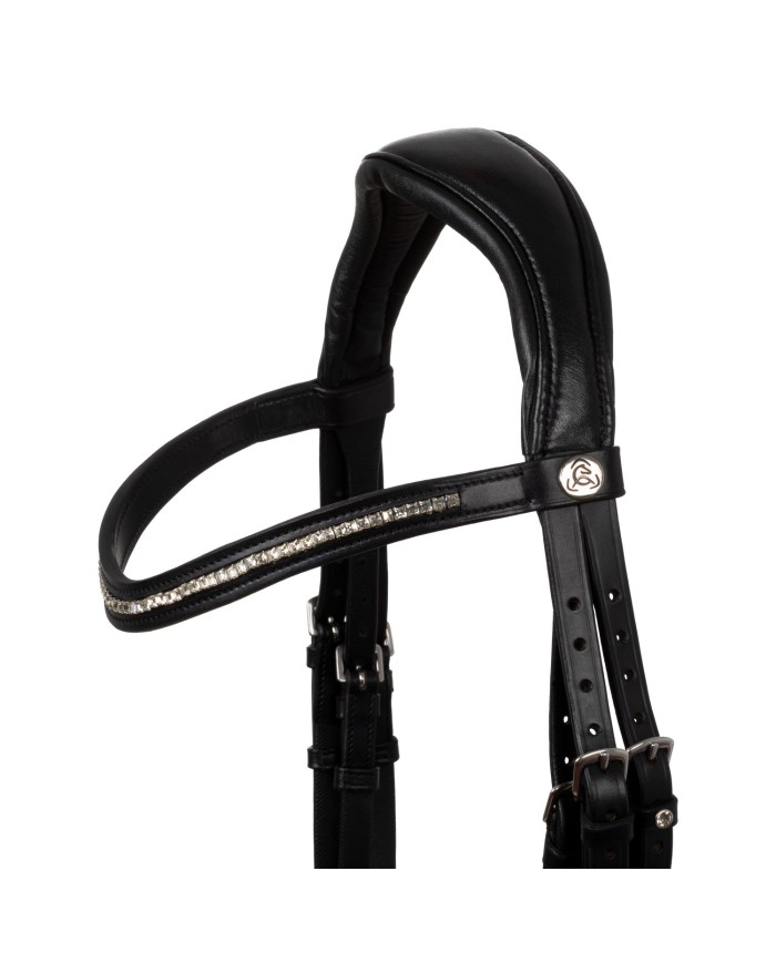 OLYMPIA STRAIGHT NOSEBAND SOFT ANATOMIC LEATHER BRIDLE