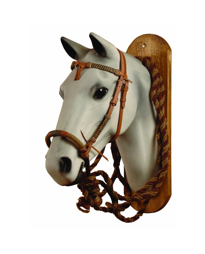 SET BOSAL + MECATE CRINE + TESTIERA RAWHIDE POOL S