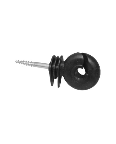 ISOLATORE VITE LEGNO CORDA NERO