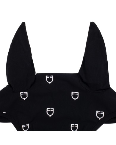 CUFFIETTA EQUESTRO MULTILOGO IN TESSUTO TECNICO BLACK LINE EDITION