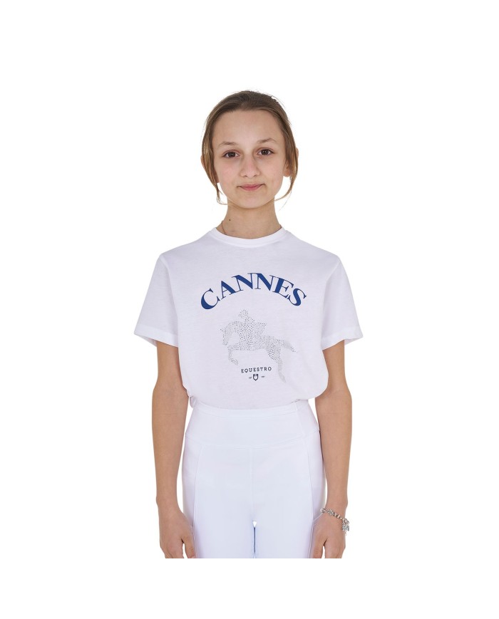 GIRL S CANNES COTTON T-SHIRT