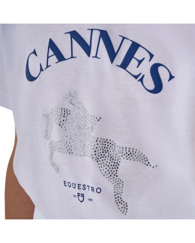 GIRL S CANNES COTTON T-SHIRT