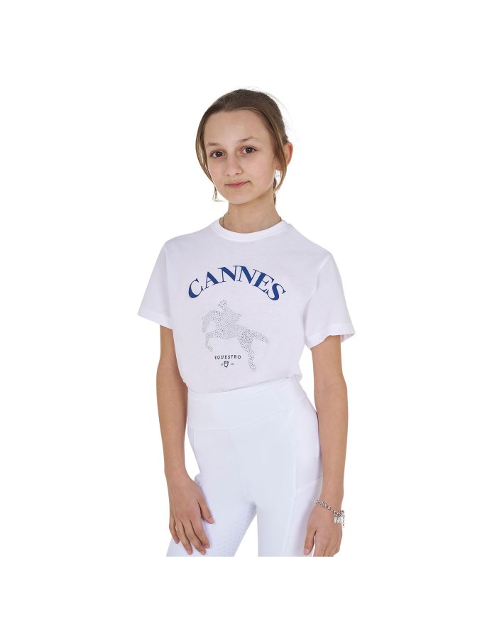 GIRL S CANNES COTTON T-SHIRT
