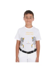 DOUBLE DRESSAGE HORSE JUNIOR COTTON T-SHIRT
