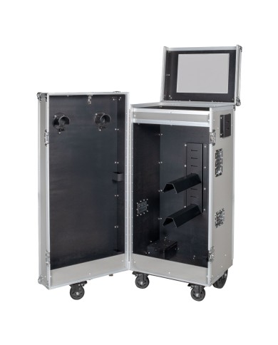 SILVER HARDWARE SADDLE CABINET