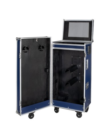 SILVER HARDWARE SADDLE CABINET