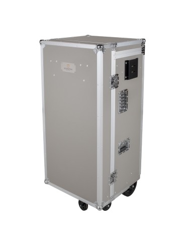 SILVER HARDWARE SADDLE CABINET
