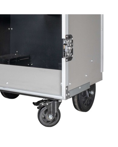 SILVER HARDWARE SADDLE CABINET