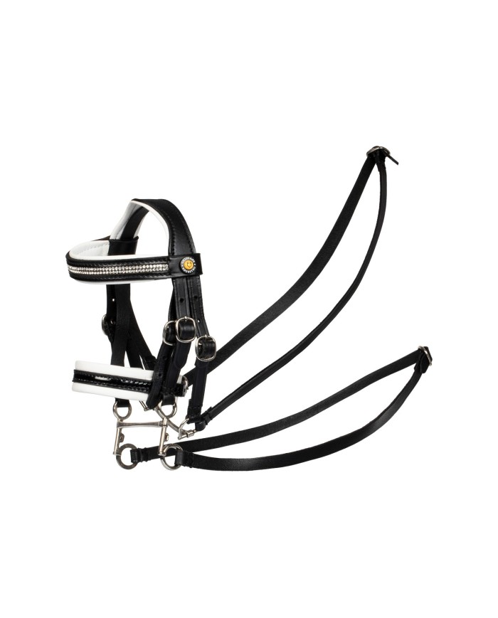 TOY HORSE BRIDLE W/WHITE PADDING ROCK SHEET