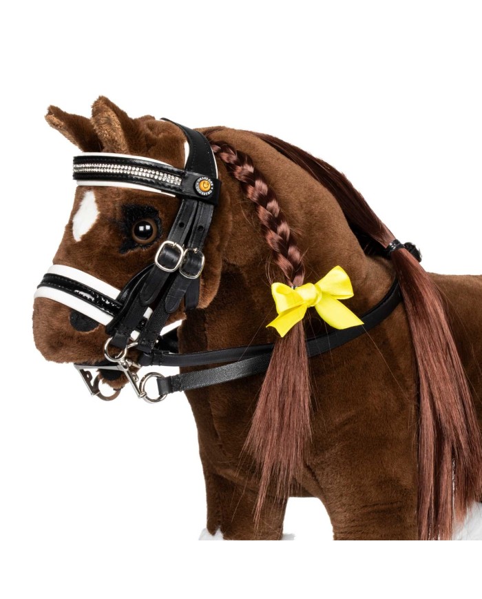 TOY HORSE BRIDLE W/WHITE PADDING ROCK SHEET