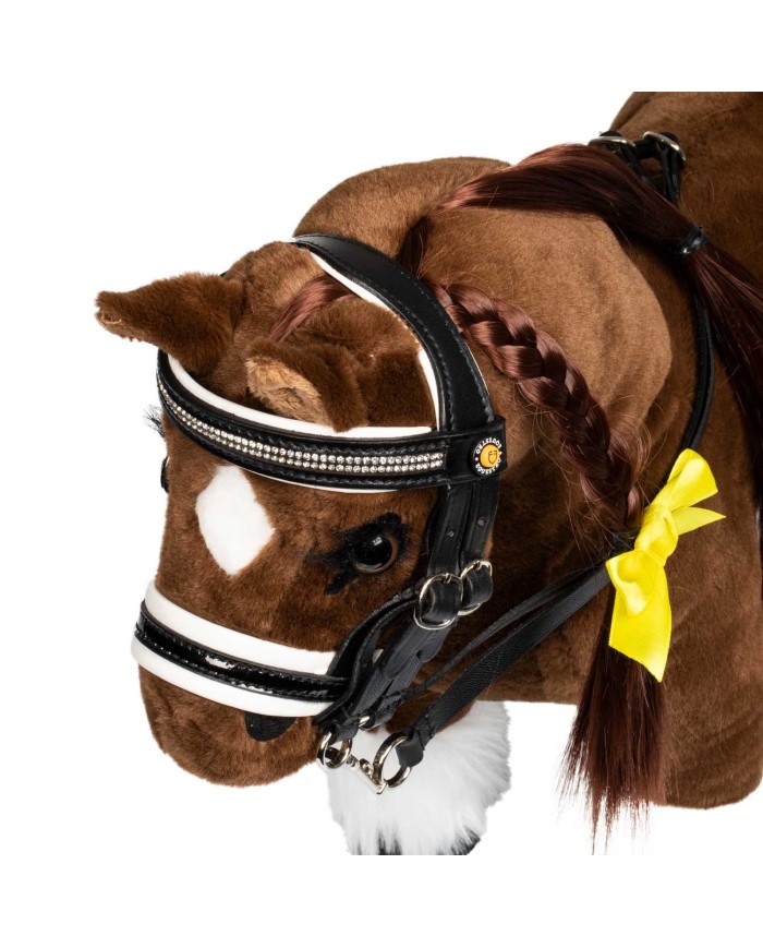 TOY HORSE BRIDLE W/WHITE PADDING ROCK SHEET