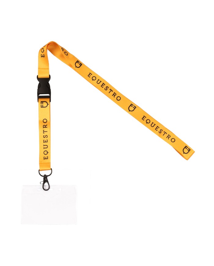 EQUESTRO LOGOED LANYARD BADGE HOLDER